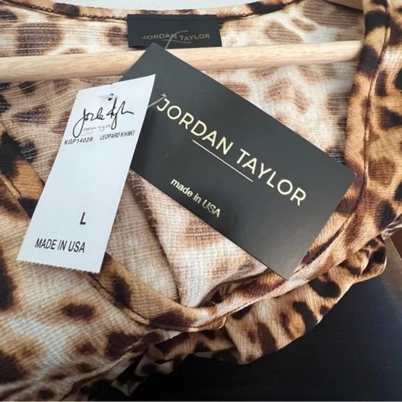 Jordan Taylor Leopard Print Swim Coverup - Picture 5 of 5